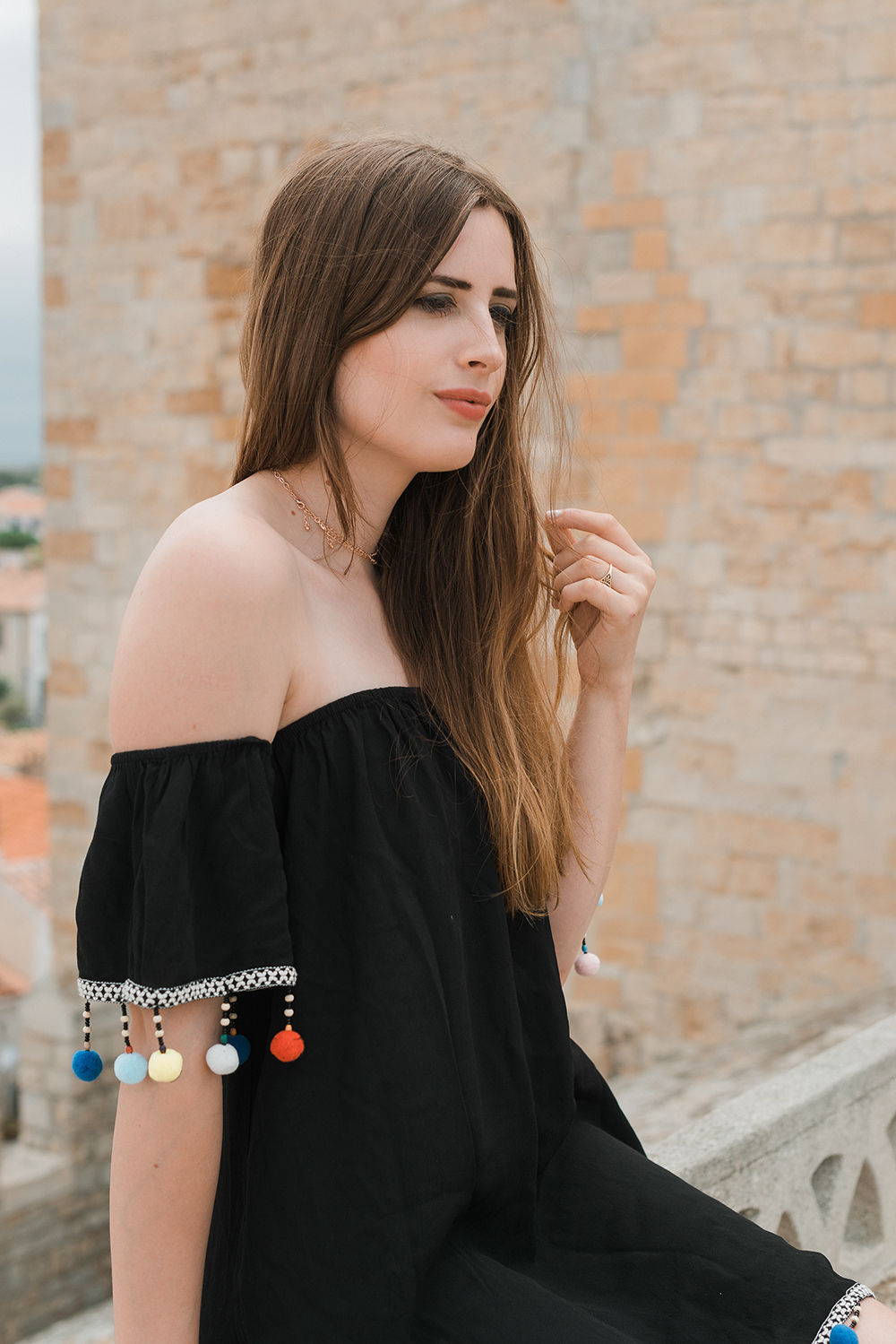 andysparkles-Fashionblogger-Kleid mit Bommeln-Sommer 2017