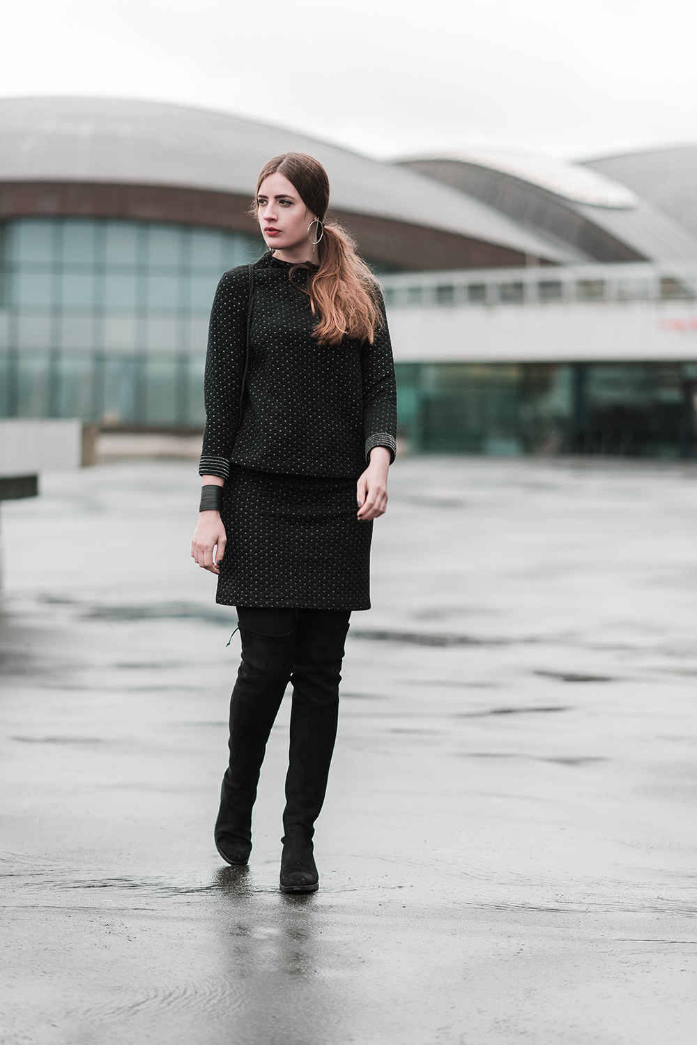 andysparkles-Modeblog Berlin-Der schwarze Zweiteiler-Outfit von Street One