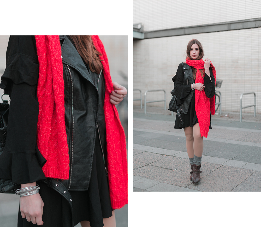 Statement Schal-Outfit mit Schal-Winteroutfit Boots-Modeblog Berlin-andysparkles