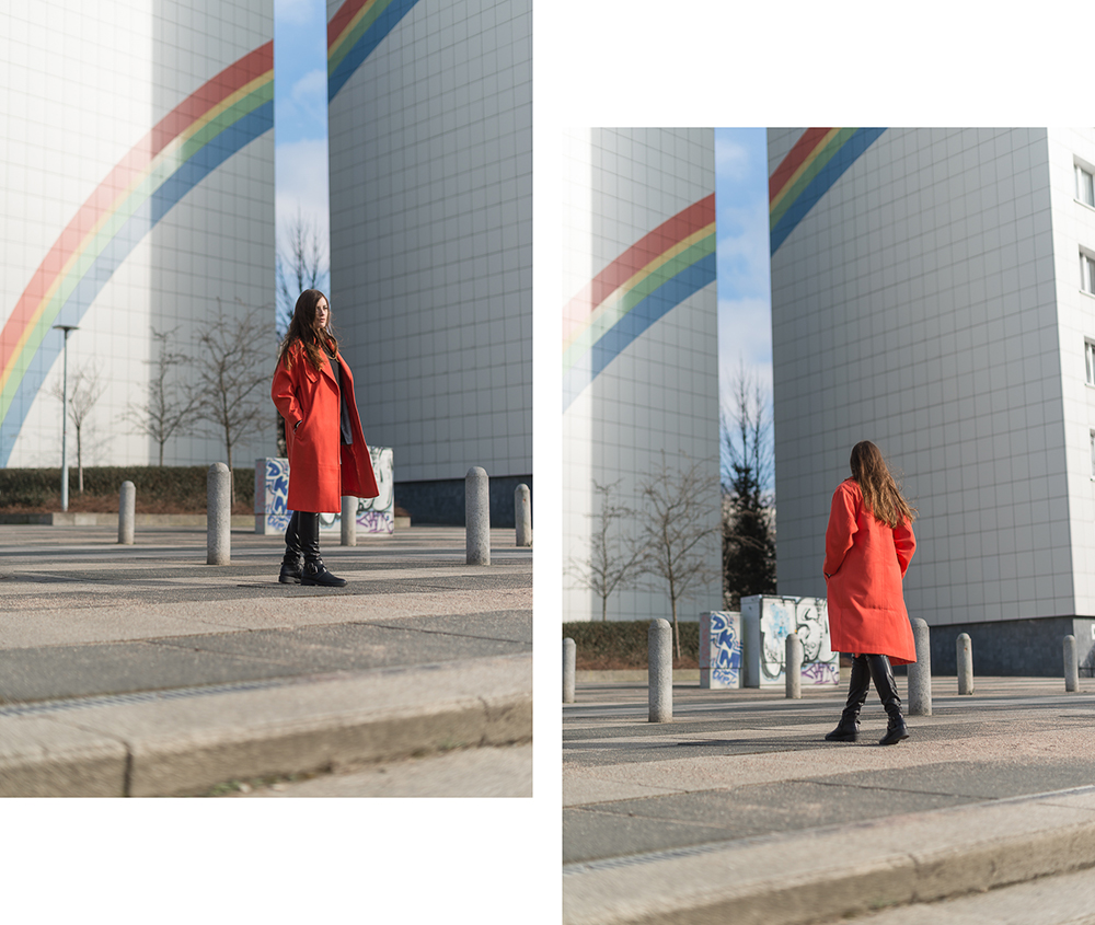 Modetrend 2018-Knallfarbe Orange-Modeblog Berlin-Overknee Boots-Zweiteiler-andysparkles