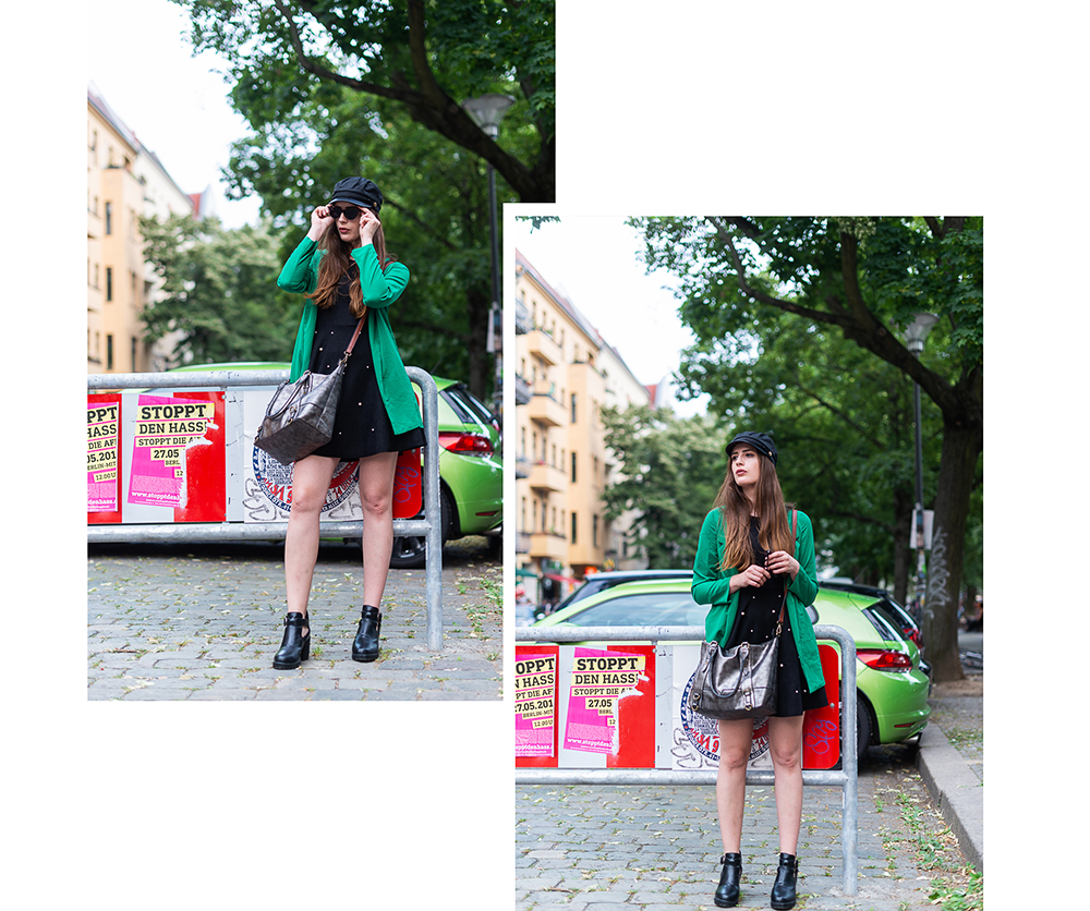 Statementfarben kombinieren-Baker Boy Mütze-Cut-Out Boots-Modeblog Berlin-Fashion Look-andysparkles