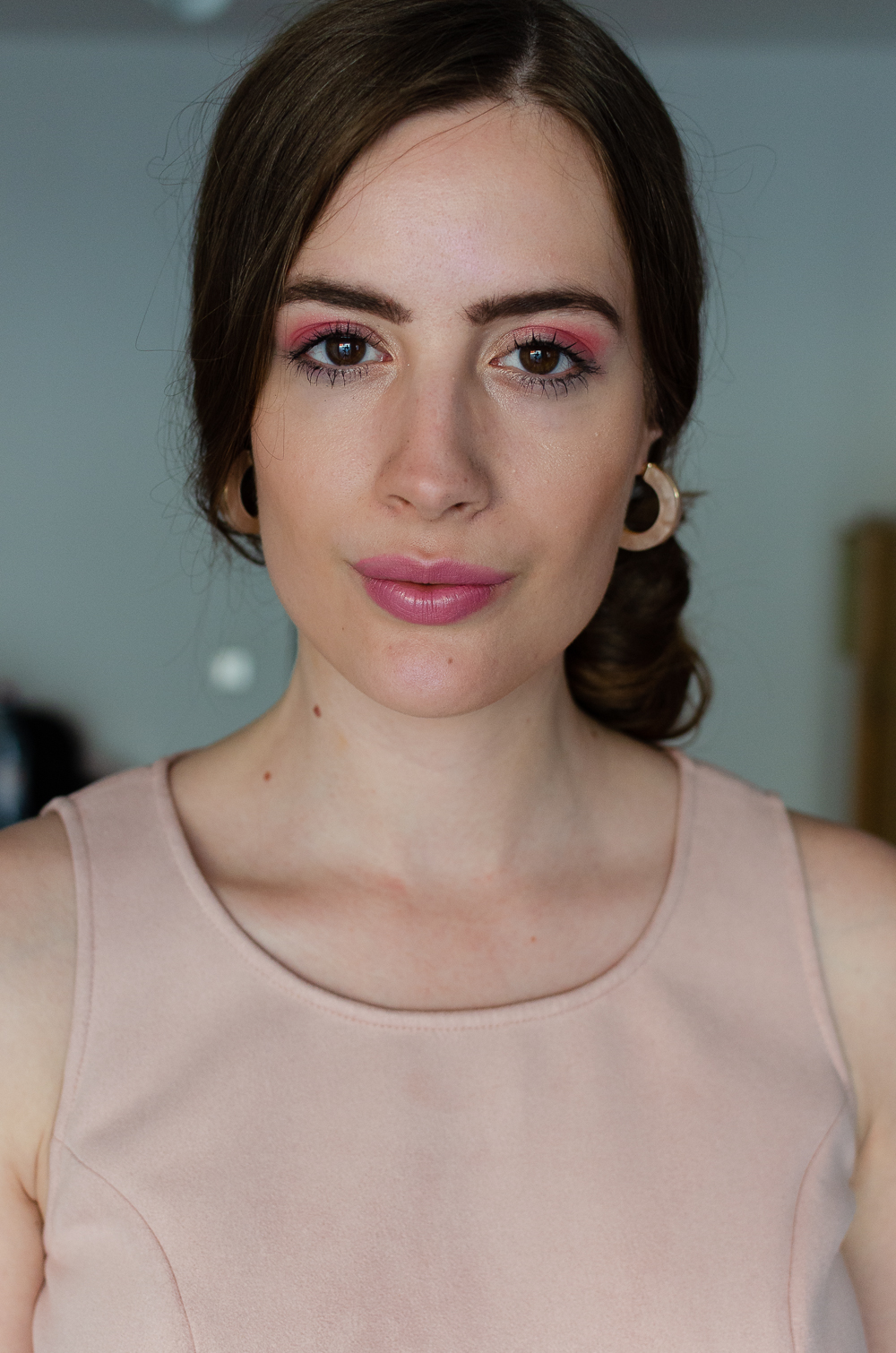 Augen Make-Up in Pink-Mascara von Alcina-Beautyblog-andysparkles