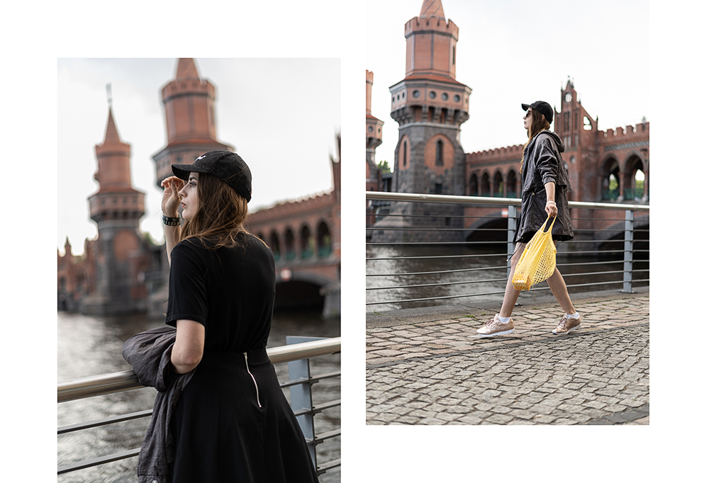Street Style in Berlin-Modeblog Berlin-Athleisure Trend-Casual Sommer Look-Netztasche Trend-Fashionblog-andysparkles