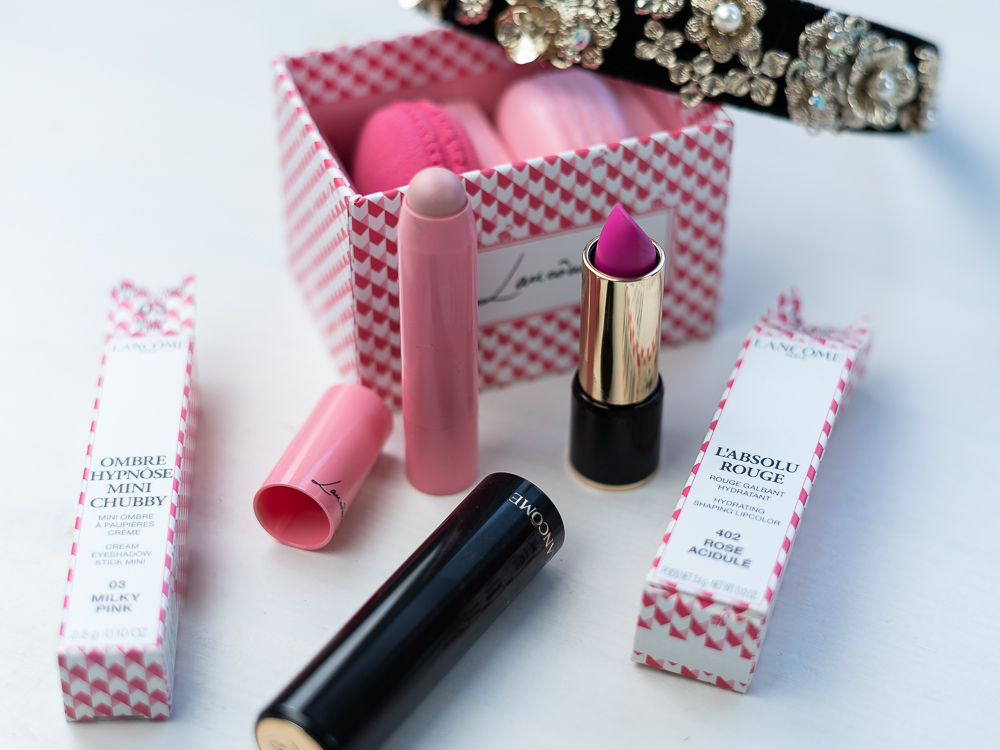 Tages Make-Up im Sommer-Pro Beauty p2 cosmetics-Lancome Rouge-Beautyblog-andysparkles