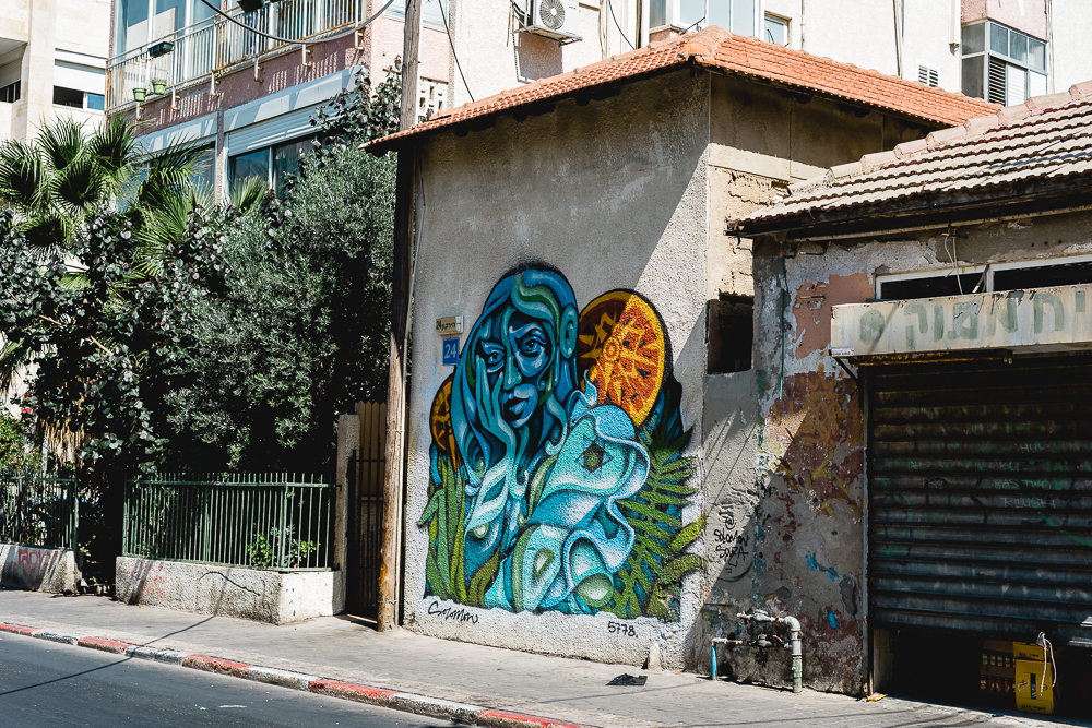 Street Art in Tel Aviv-Israel Graffiti-Urlaub in Tel Aviv-Graffiti Tour Tel Aviv