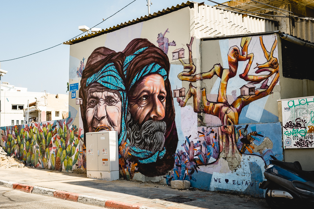 Street Art in Tel Aviv-Israel Graffiti-Urlaub in Tel Aviv-Graffiti Tour Tel Aviv