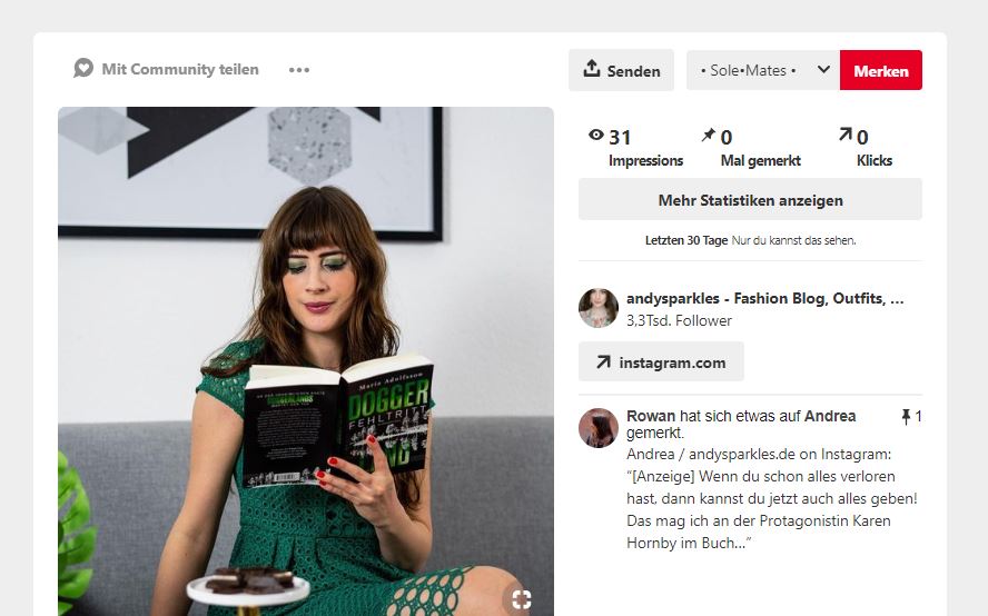 Verbinde Instagram mit Pinterest-IFTTT Pinterest-Instagram automatisch auf Pinterest-Blogger Tipps-andysparkles