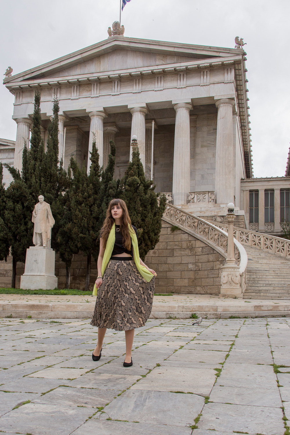 Portraitaufnahme Modeblogger in Athen