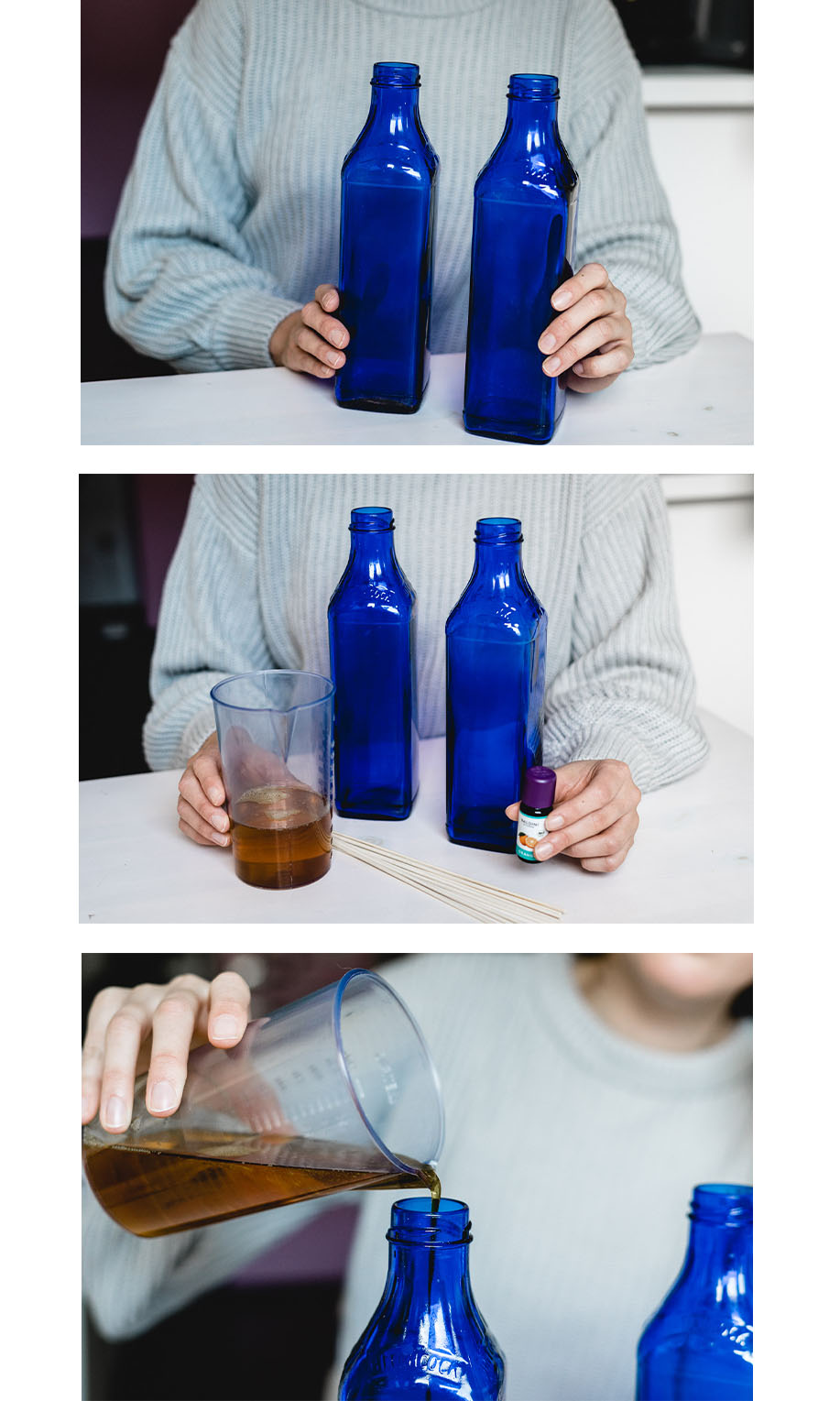 Upcycling für Juice Flaschen
