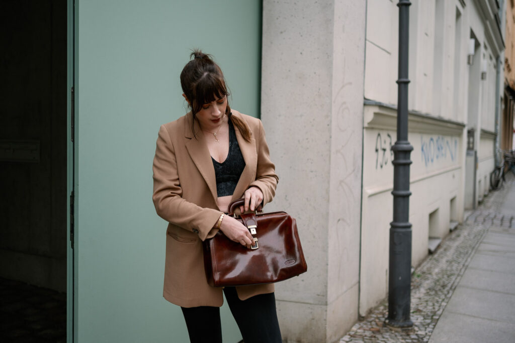 Outfit mit Vintage-Flair
