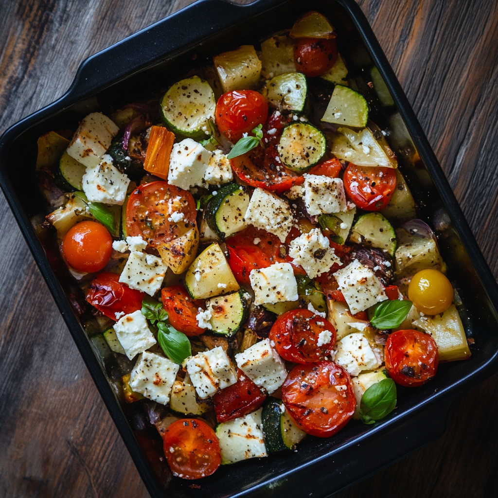 Gemüse mit Feta