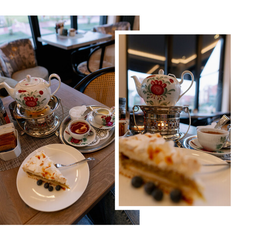 Tea time with cake at Baumanns on Juist