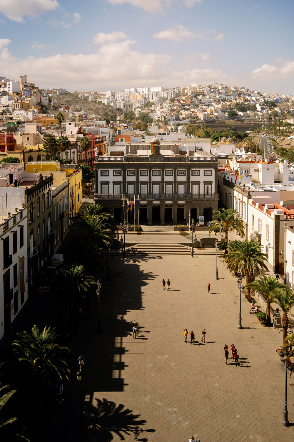 Plaza de Santa Ana in Vegueta, Blick vom Turm der Kathedrale