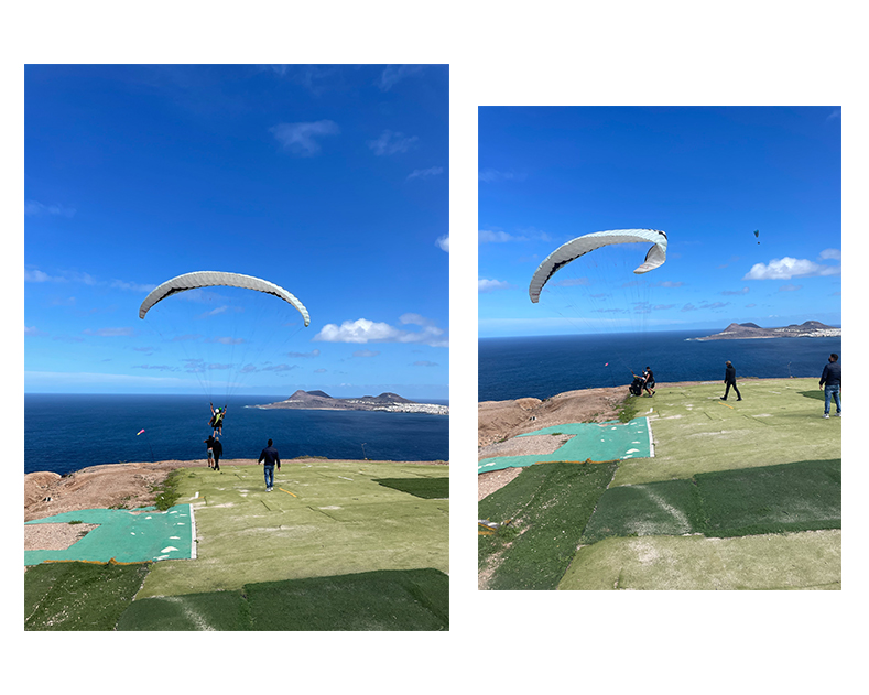 Paragliding auf Gran Canaria mit Blick auf La Isleta – Soloreise Gran Canaria